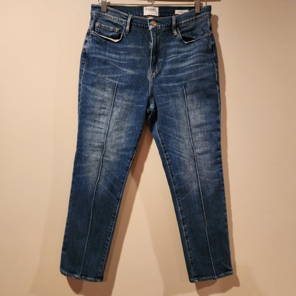 FRAME DENIM Le Nouveau Straight jeans high rise